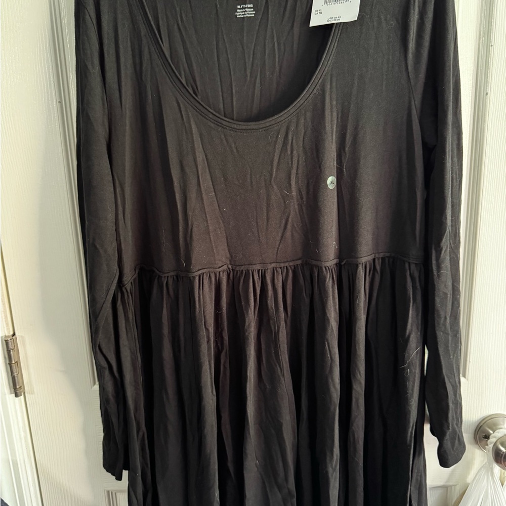 American Eagle Outfitters Black Long Sleeve Dress